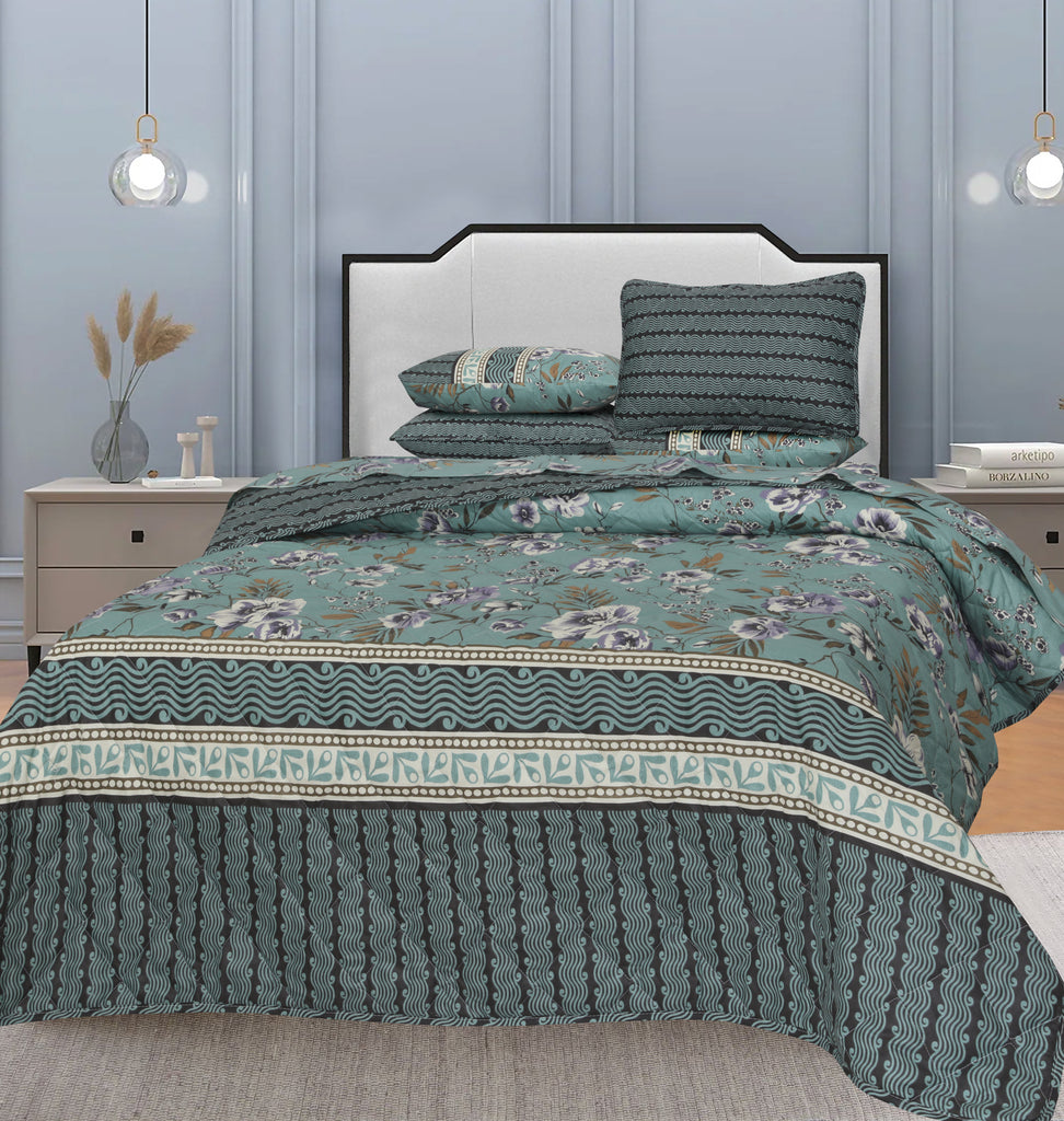 Quilted Comforter Set 6 Pcs Design 771
