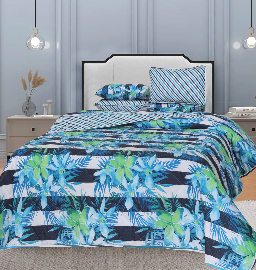 Quilted Comforter Set 6 Pcs Design 772
