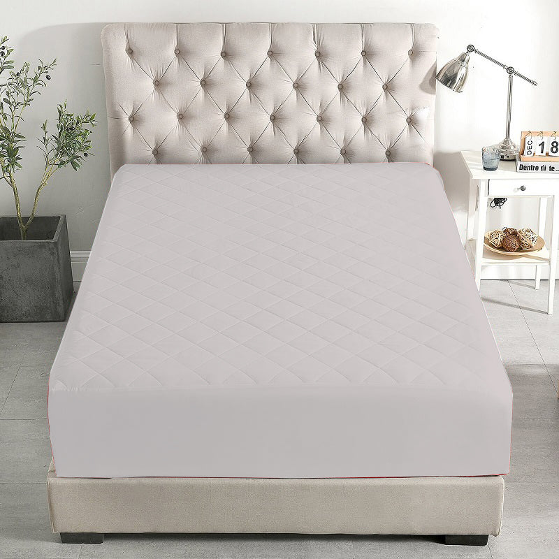 White Quilted Waterproof Mattress Protector
