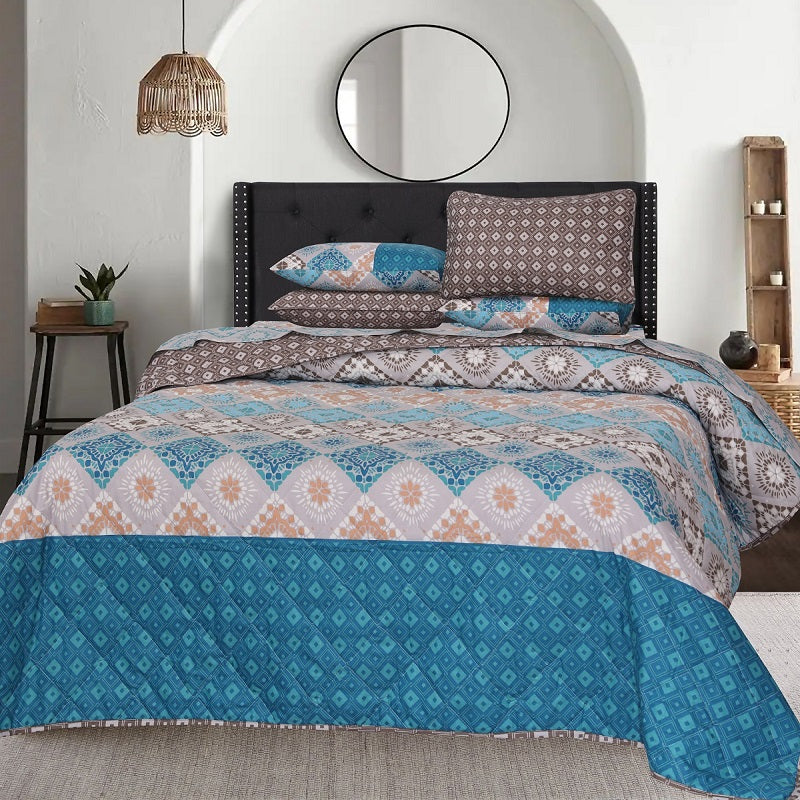 Quilted Comforter Set 6 Pcs Design 120