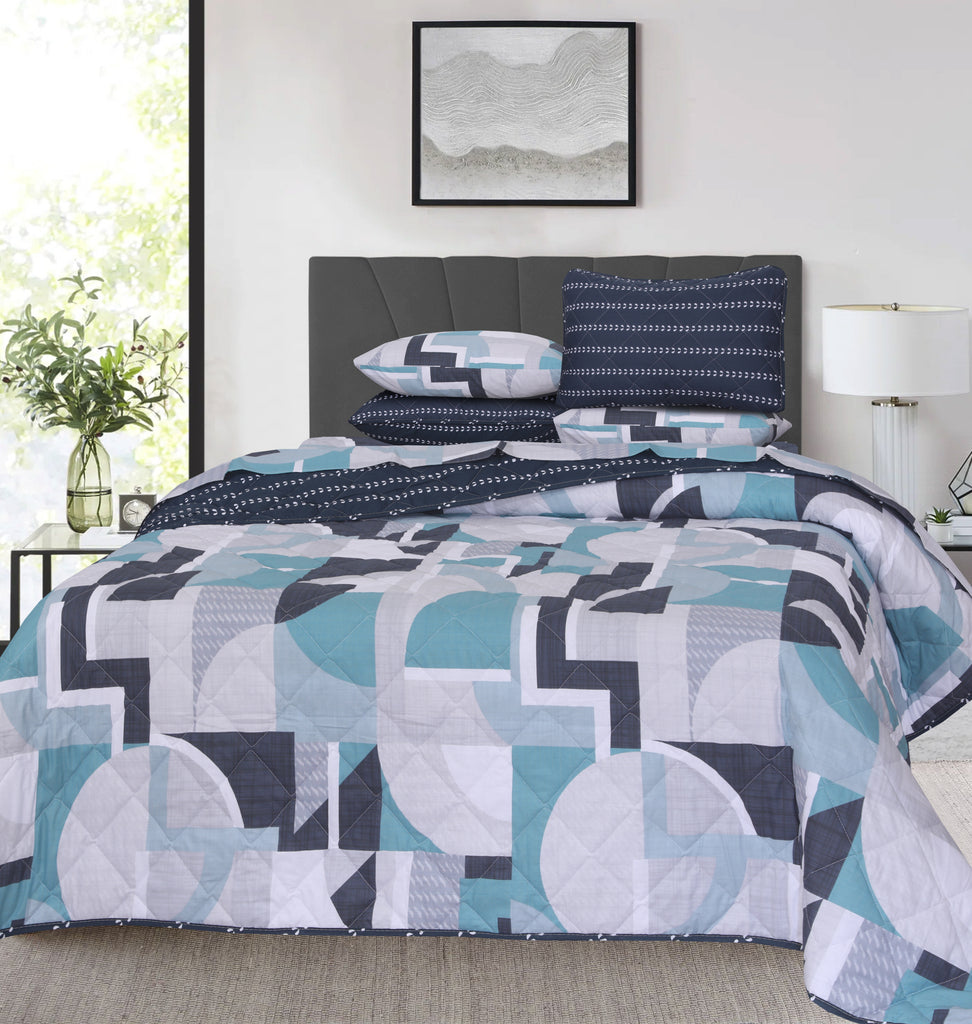 Quilted Comforter Set 6 Pcs Design 778