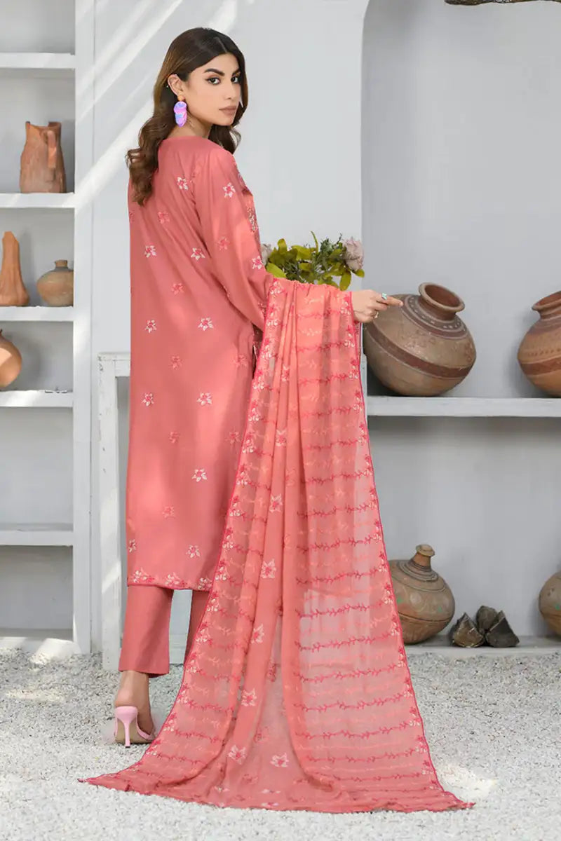 Embroidered Lawn Aly Azr Vol 04-23 D#08 3 Pc Suit