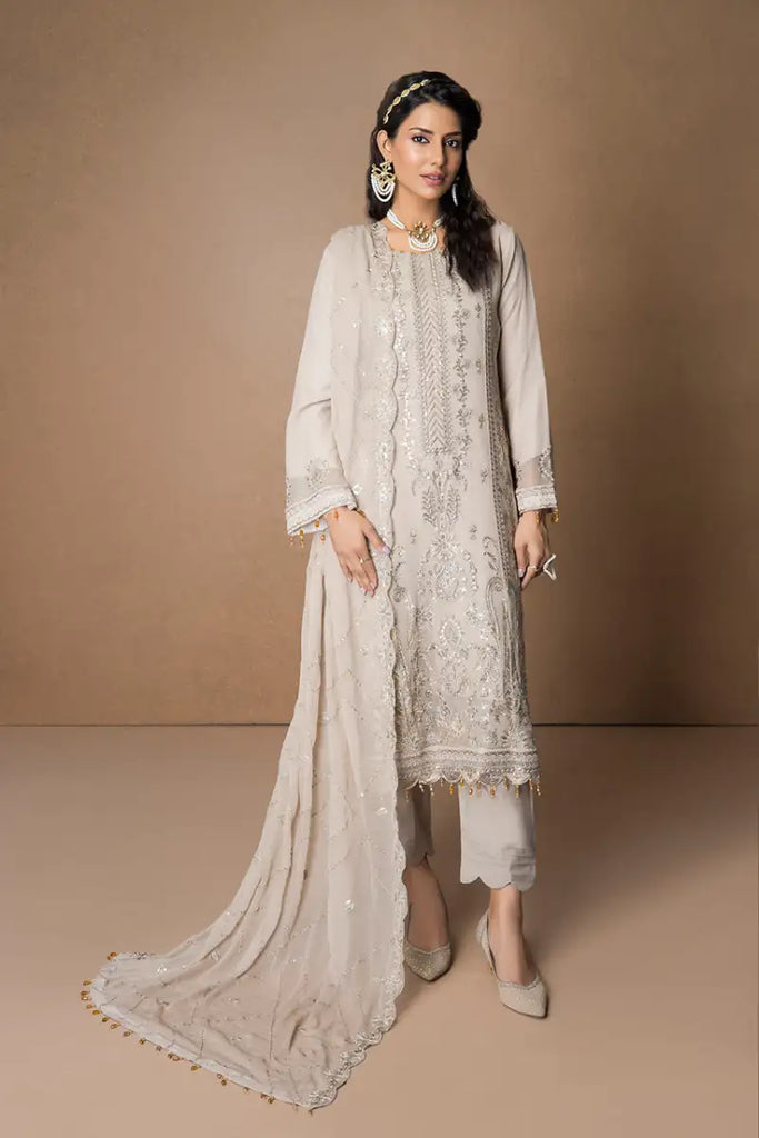 Embroidered Luxury Chiffon Meh Vol 07 23 D# 05 3 Pc Suit