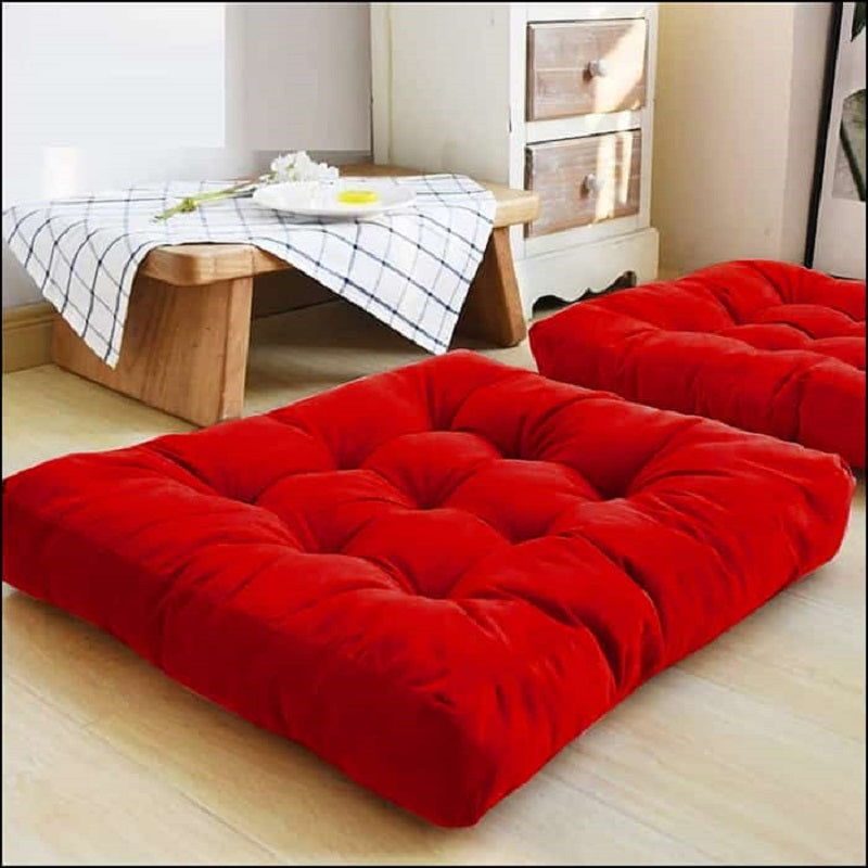 Square Velvet Floor Cushion Design 118